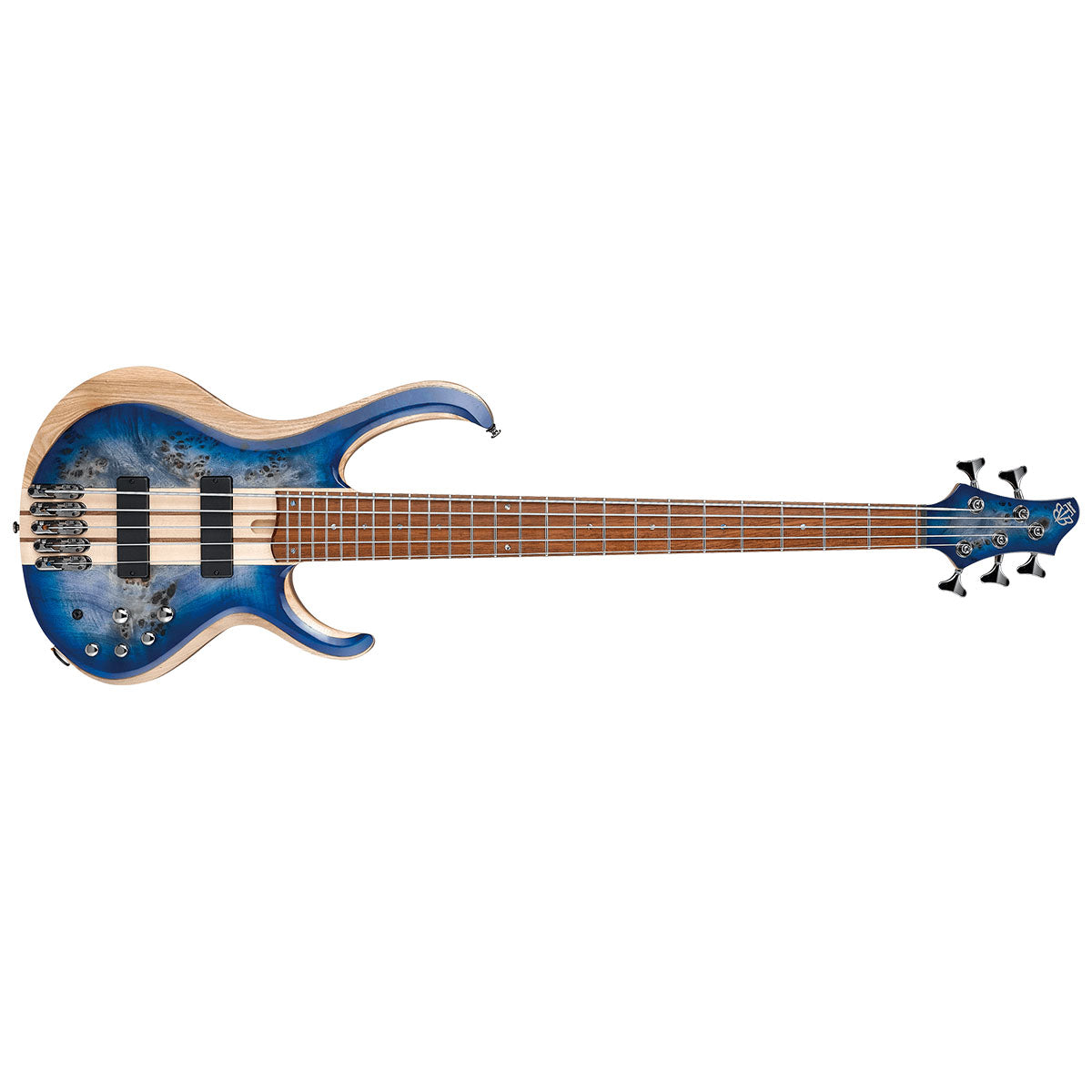 Ibanez BTB845 Bass Guitar 5-String Low Gloss Cerulean Blue Burst - BTB845CBL