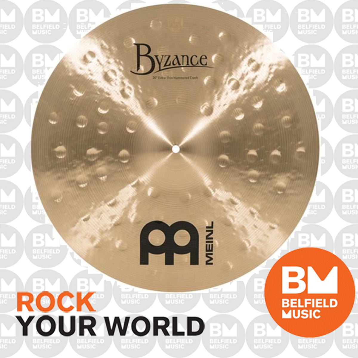 Meinl B20ETHC Byzance Traditional 20inch Extra Thin Hammered Crash