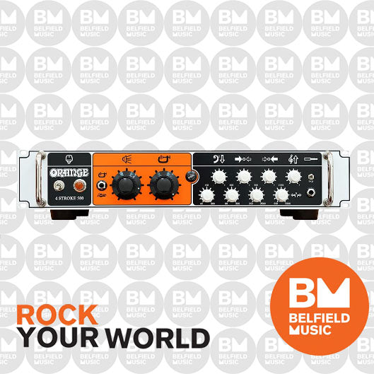 Orange 4 STROKE 500 Bass Guitar Amplifier 500w Head Amp - Buy Online -  Belfield Music