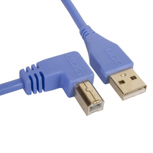 UDG Ultimate U95006 USB2 Cable A-B Blue Angled 3m