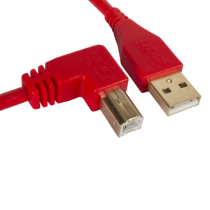 UDG Ultimate U95005 USB2 Cable A-B Red Angled 2m