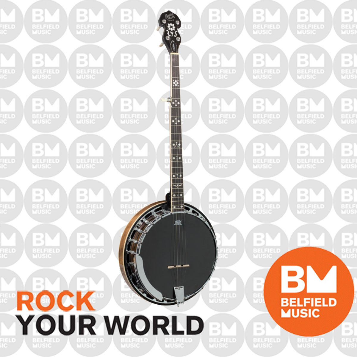 Barnes & Mullins BJ400 Rath Bone 5-String Banjo - Buy Online - Belfield ...