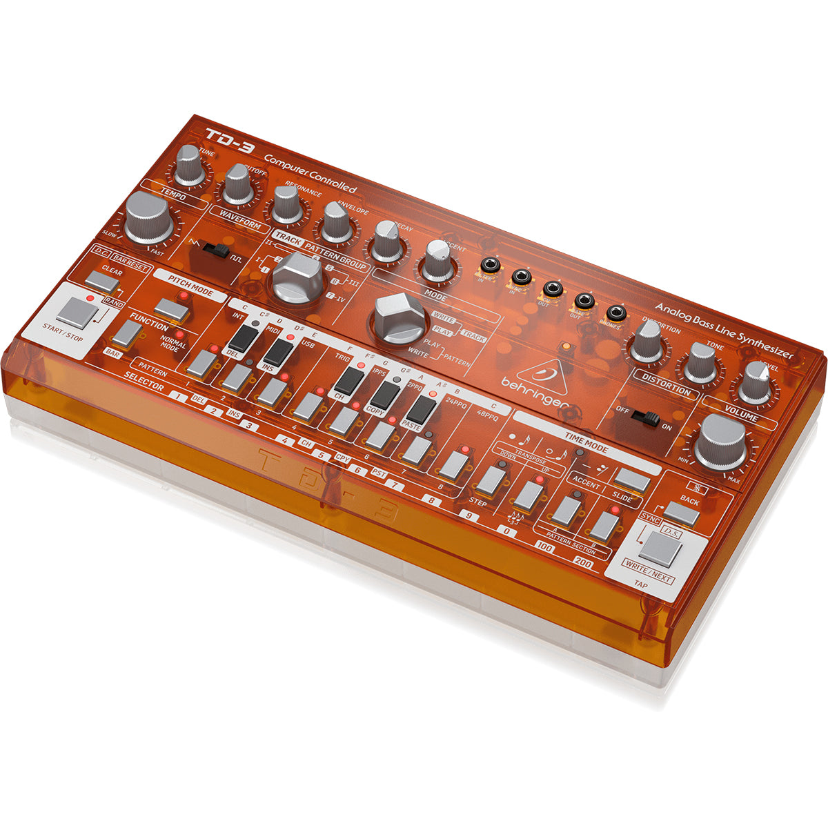 Analog bass line deals synthesizer