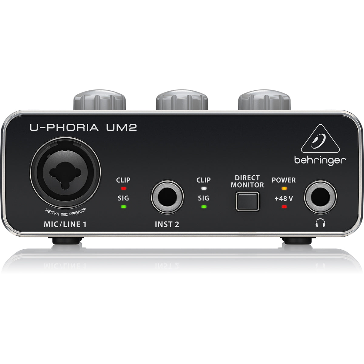 Behringer U-PHORIA UM2 Audiophile 2x2 Interface w/ Xenyx Microphone Preamp