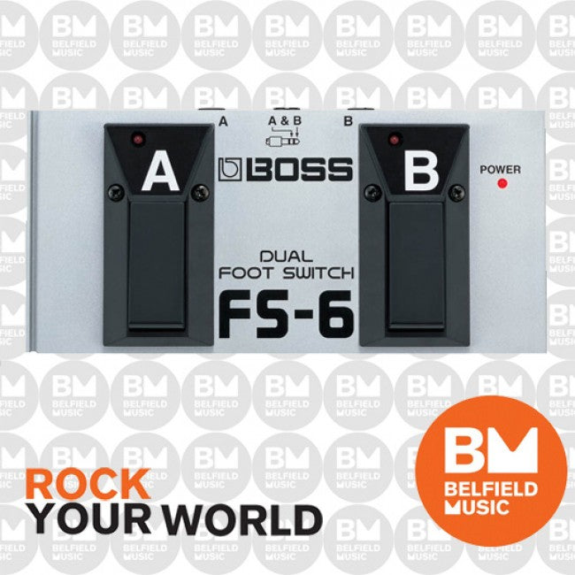 Boss FS-6 Dual Footswitch Pedal FS6 - Buy Online - Belfield Music