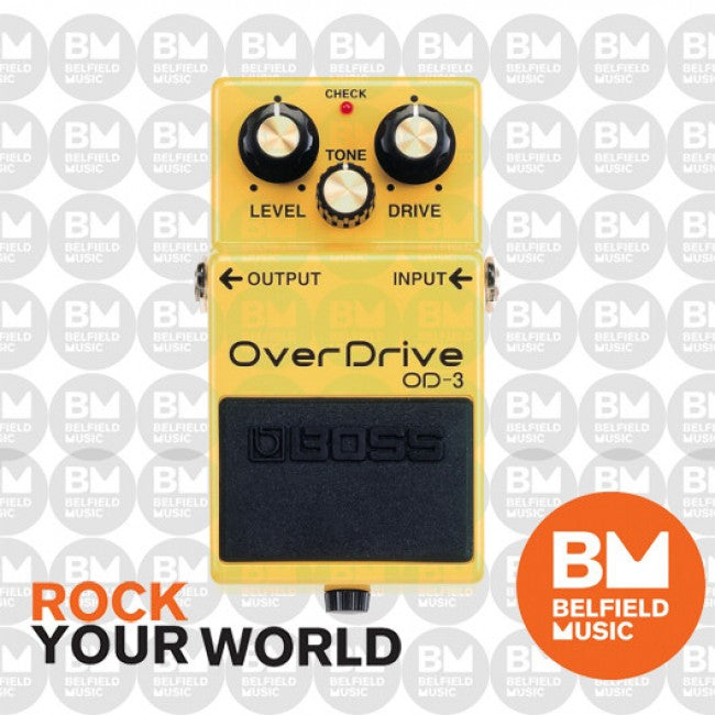 Boss OD-3 Overdrive Effects Pedal OD3 - Buy Online - Belfield Music