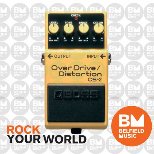 Boss OS-2 Overdrive/Distortion Effects Pedal OS2 - Buy Online