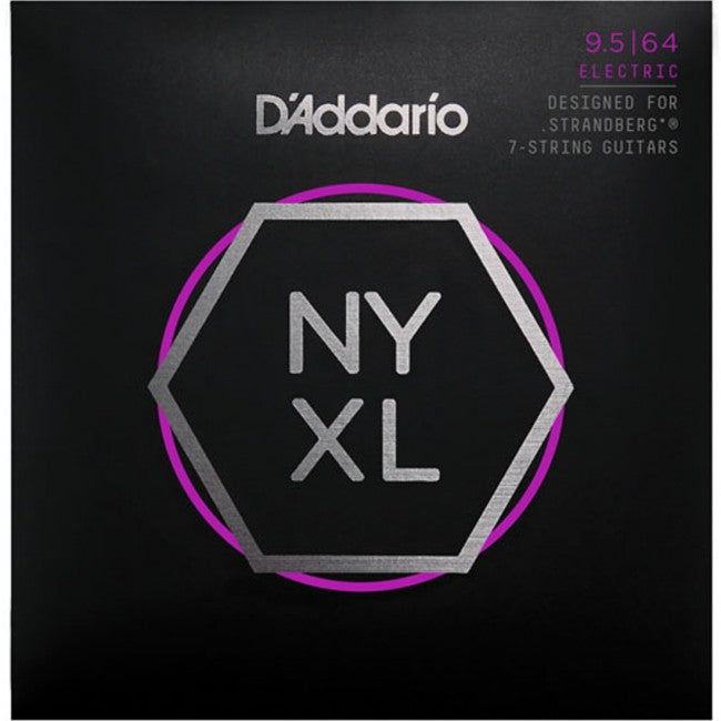 D Addario NYXL09564SB Electric Guitar Strings 7 Str Nickel Wound