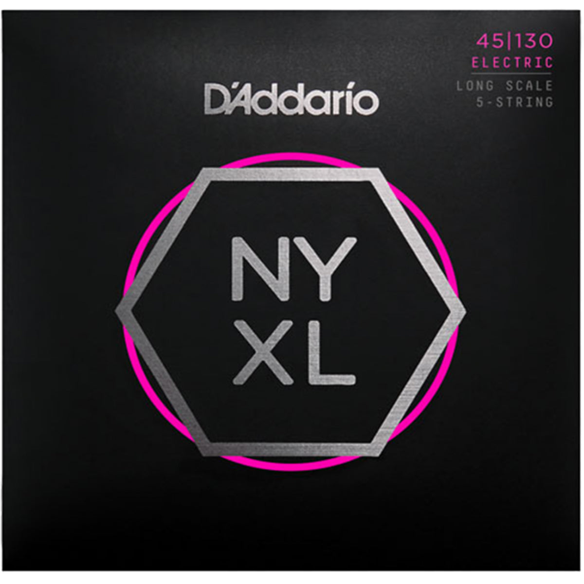 D Addario NYXL45130 Bass Guitar Strings 5 Str Nickel Wound Long