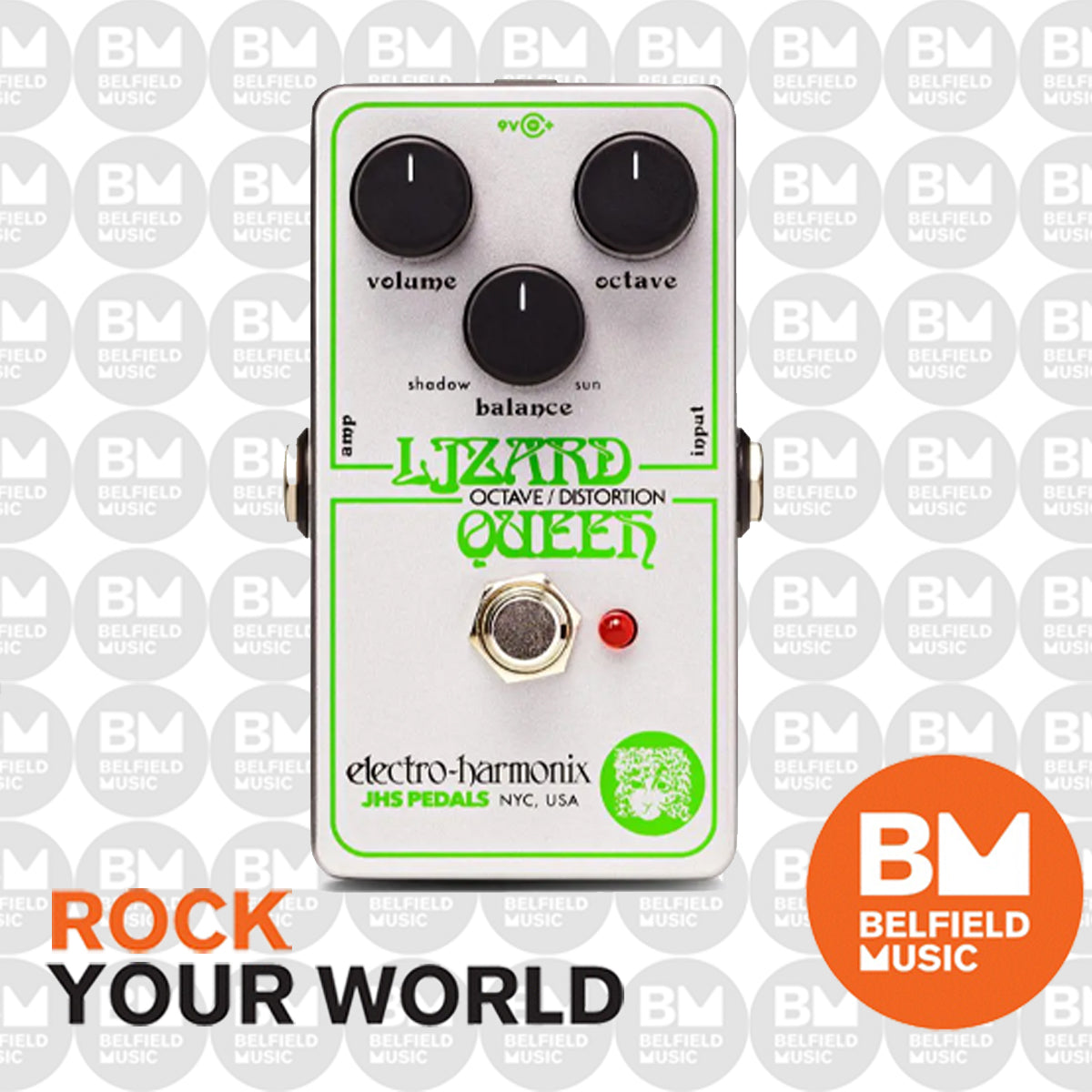 Electro Harmonix EHX Lizard Queen Nano Octave Fuzz Distortion