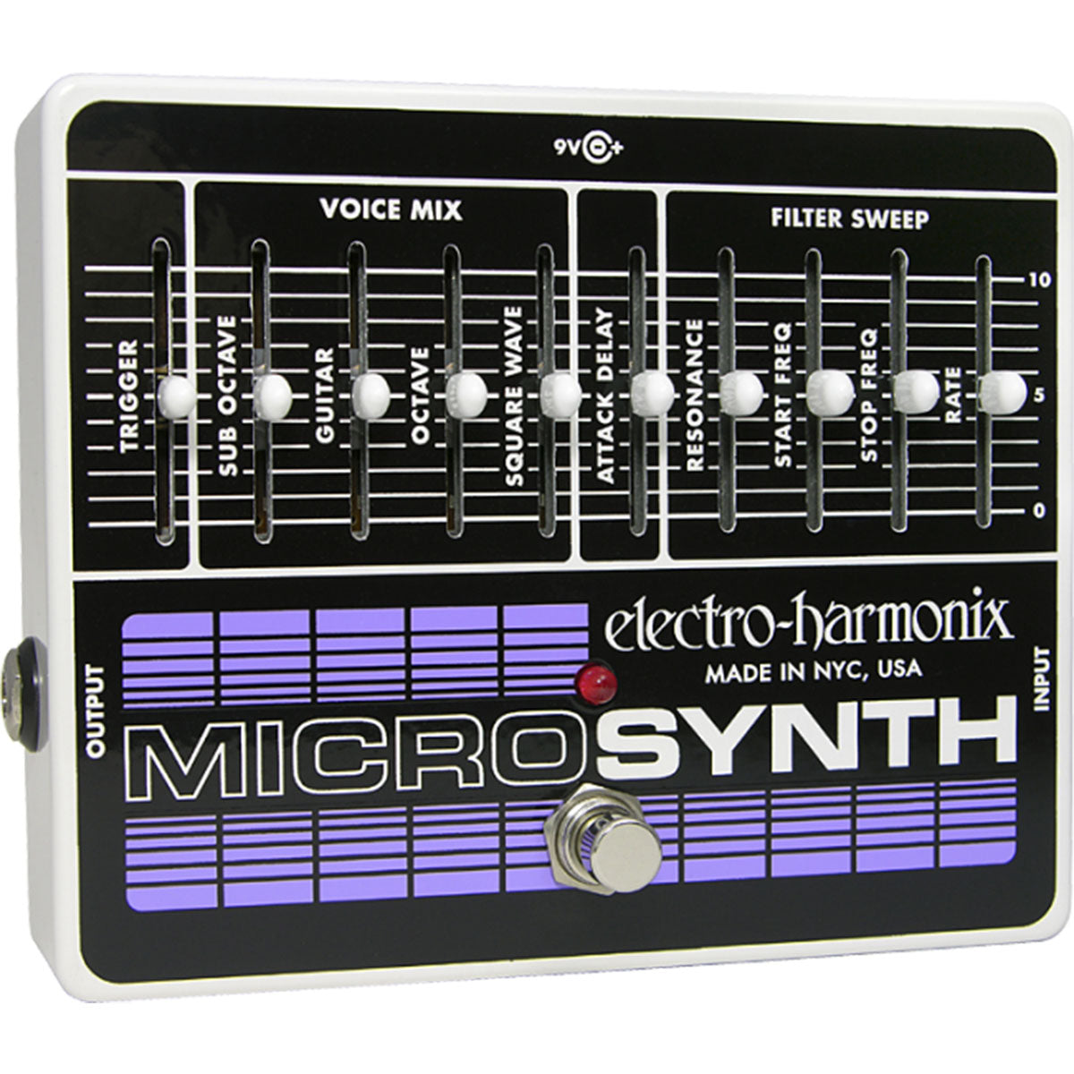 Electro-Harmonix EHX Micro Synthesizer Analog Guitar Microsynth Pedal