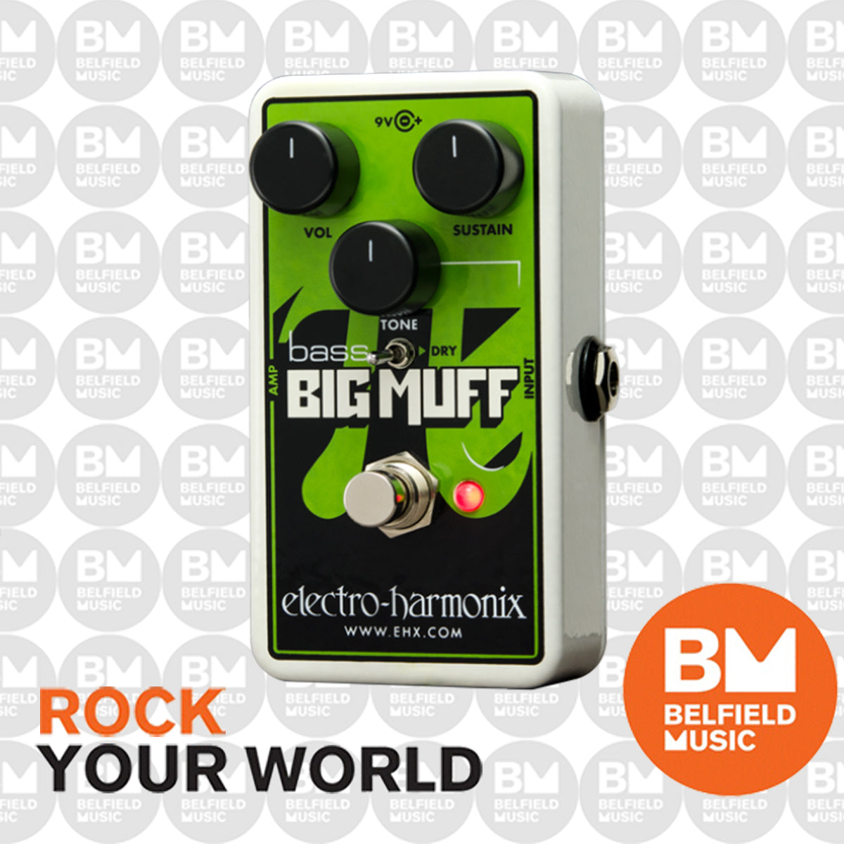 Electro-Harmonix EHX Nano Bass Big Muff PI Distortion Sustainer