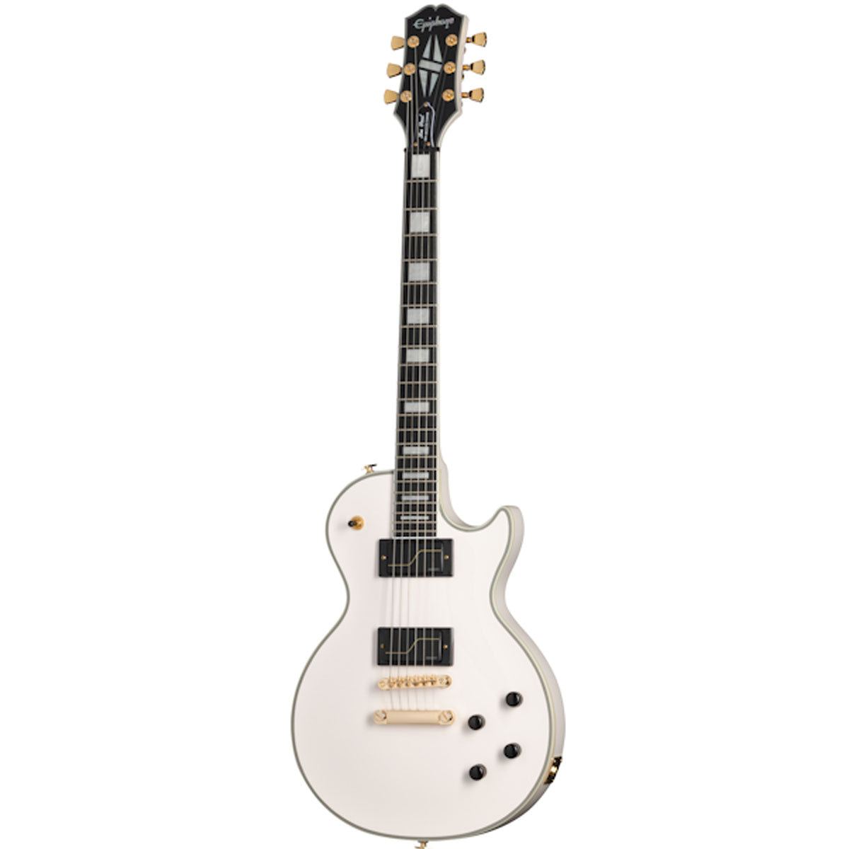 Epiphone Matt Heafy Signature Les Paul Custom Origins Electric Guitar Left Handed Bone White w/ Hardcase