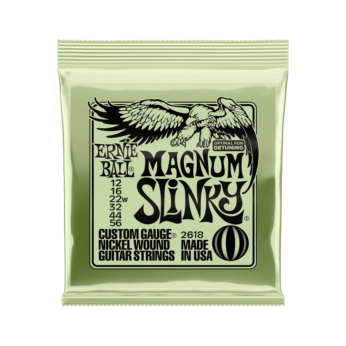 Ernie Ball 2618 Electric Guitar Strings Slinky Nickel Wound Magnum .012 / .056 12-56