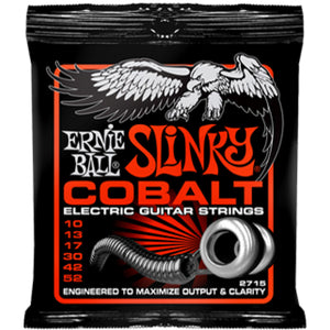 Ernie Ball 2715 Cobalt Electric Guitar Strings Skinny Top Heavy Bottom Slinky 10-52