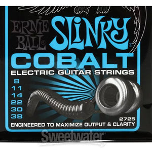 Ernie Ball 2725 Cobalt Electric Guitar Strings Extra Slinky 8-38