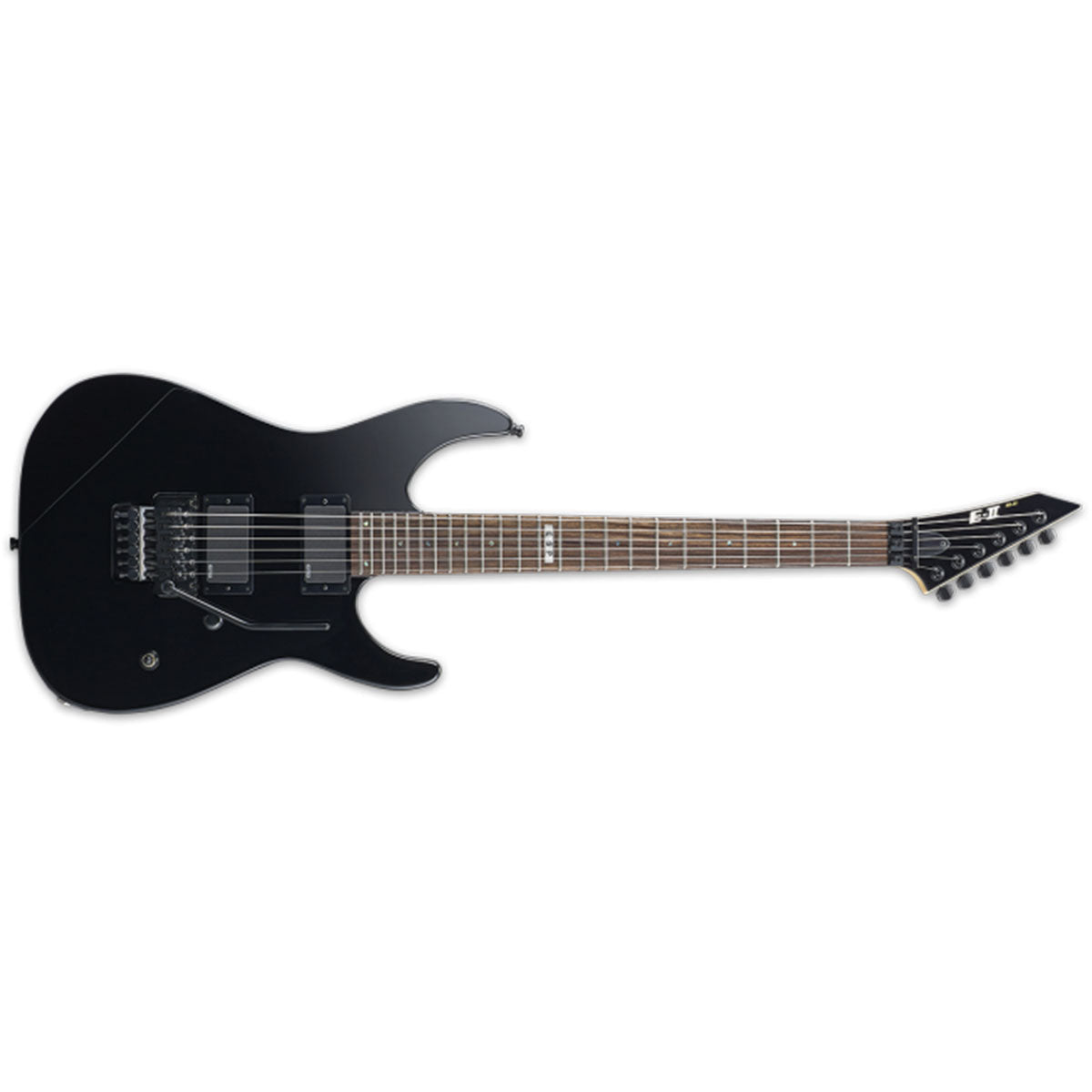 ESP E-II M-II Neck Thru Electric Guitar Black w/ Floyd Rose & EMGs