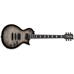 ESP LTD EC-1000T CTM Eclipse Electric Guitar Quilted Maple Charcoal Burst w/ Fishmans