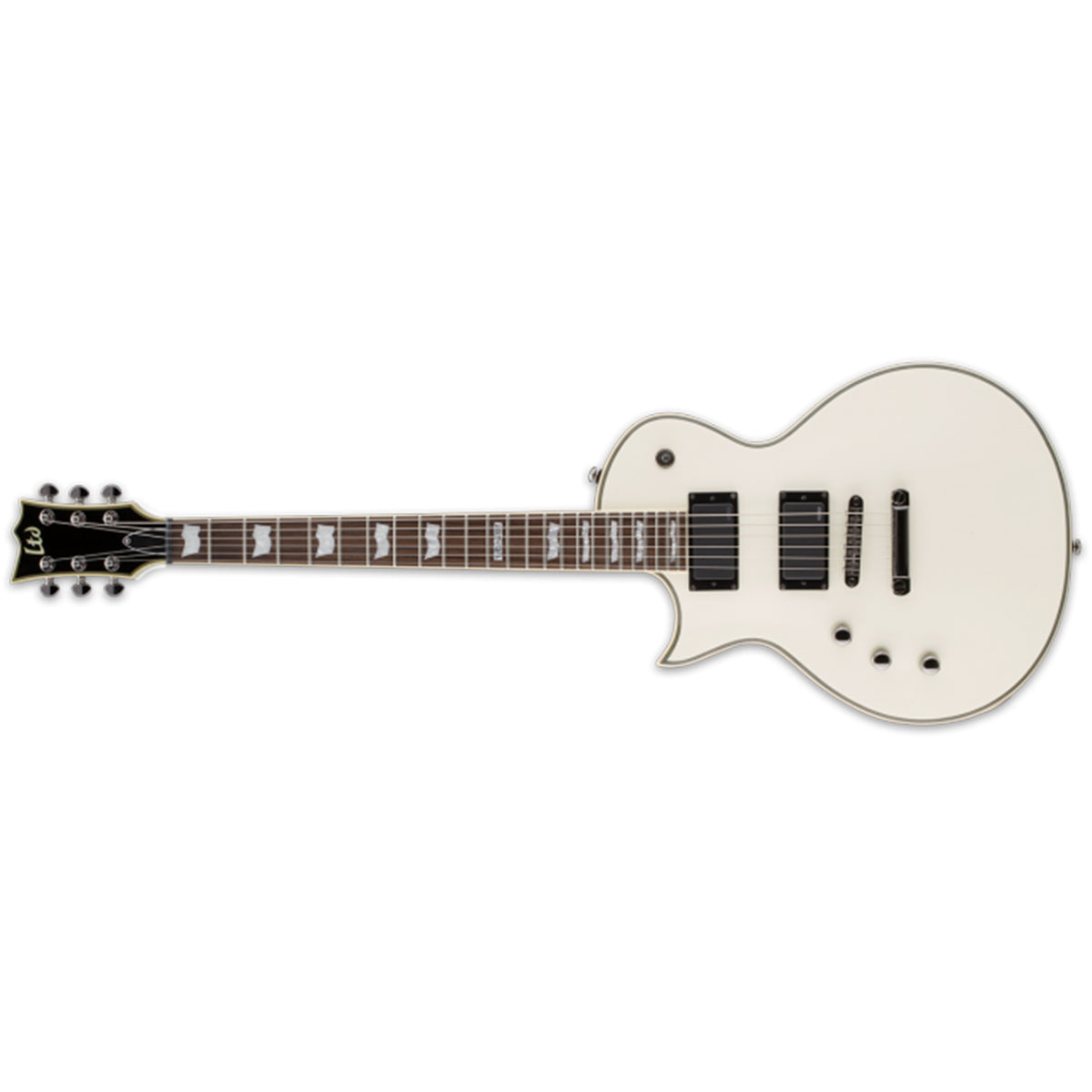 ESP LTD EC-401 Eclipse Electric Guitar Left Handed Olympic White w/ EMGs