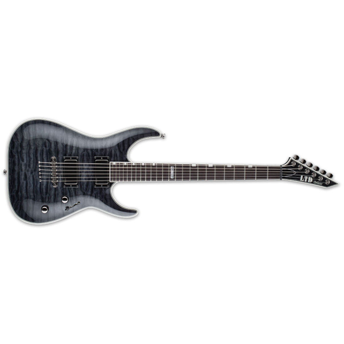 ESP LTD MH-1001 NT Horizon Electric Guitar Quilted Maple See Thru Black w/ EMGs LMH-1001NTSTBLK