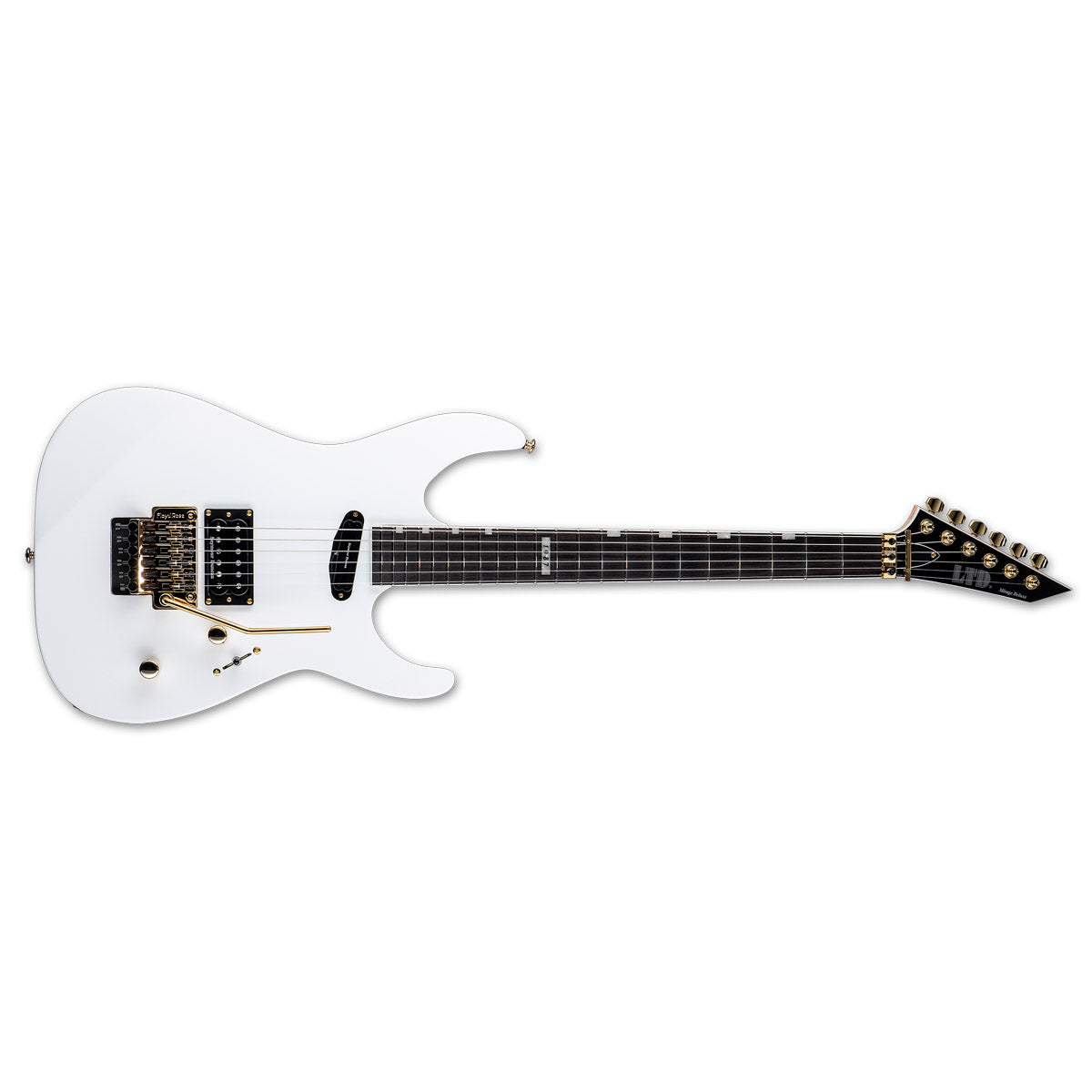 ESP LTD MIRAGE Deluxe 87 Electric Guitar Snow White w/ Floyd - 1987 REISSUE - LM-DX87SW