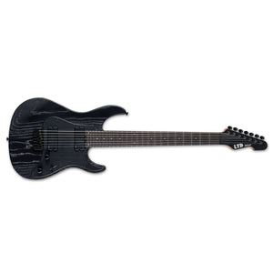 ESP LTD SN-1007HT Snapper Electric Guitar 7-String Black Blast w/ Fishmans - LSN-1007BHTBLST