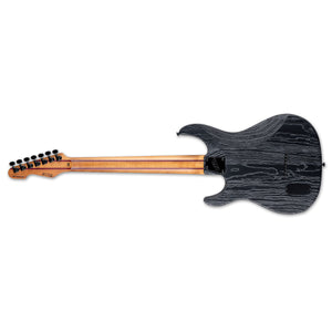 ESP LTD SN-1007HT Snapper Electric Guitar 7-String Black Blast w/ Fishmans - LSN-1007BHTBLST