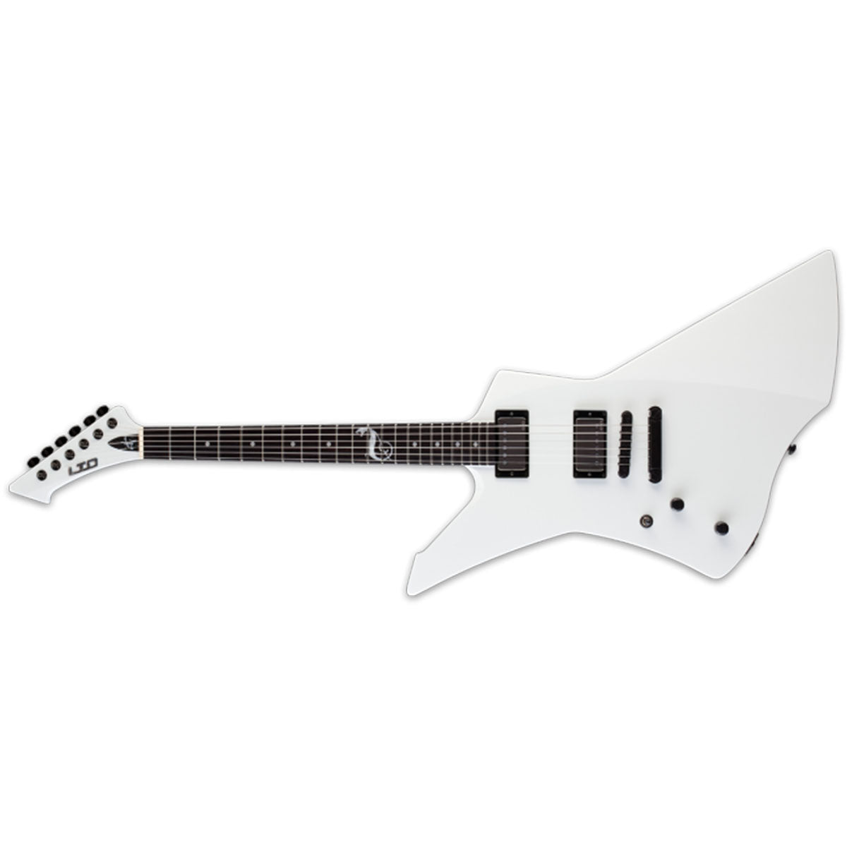 ESP LTD Snakebyte LH James Hetfield Signature Electric Guitar Left Handed Snow White w/ EMGs