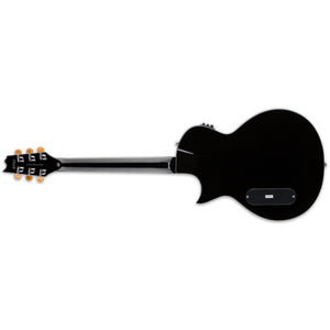 ESP LTD TL-6 Thinline Series Acoustic Electric Guitar Black Transducer w/ Fishman Pickup Preamp LTL-6BLK