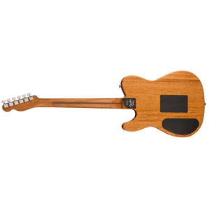 Fender American Acoustasonic Telecaster Guitar All-Mahogany Ebony Fingerboard Bourbon Burst - 0972013137