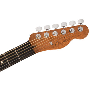 Fender American Acoustasonic Telecaster Guitar All-Mahogany Ebony Fingerboard Bourbon Burst - 0972013137