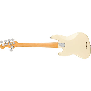 Fender American Professional II Jazz Bass V Guitar 5-String Rosewood Fingerboard Olympic White - 0193990705