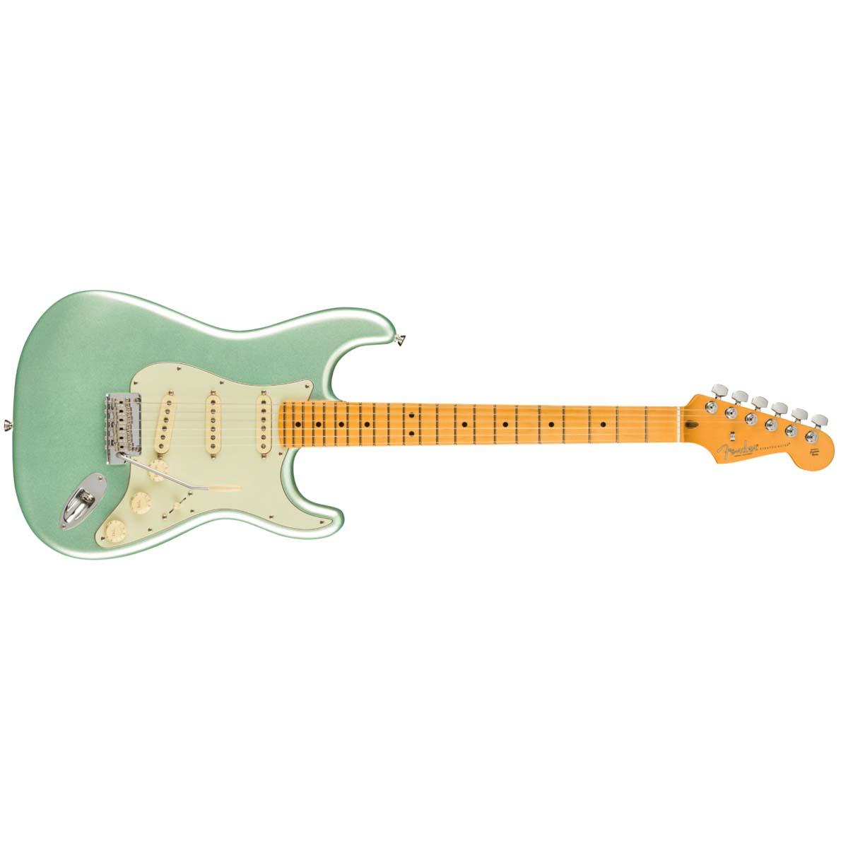 Fender American Professional II Stratocaster Electric Guitar Maple Fingerboard Mystic Surf Green - 0113902718