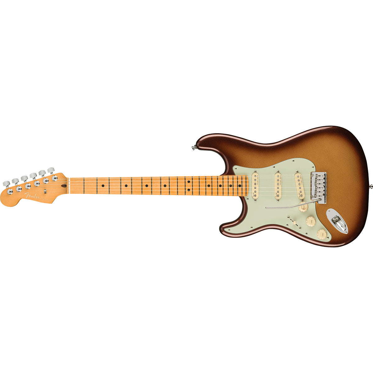 Fender American Ultra Stratocaster Electric Guitar Left Hand Maple Fingerboard Mocha Burst - 0118132732