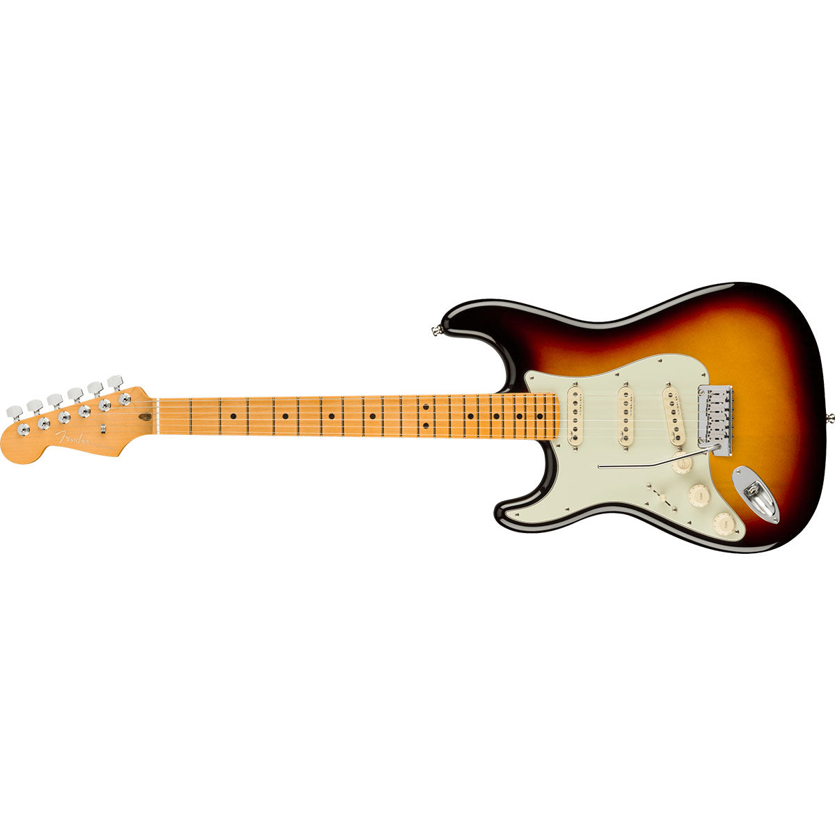 Fender American Ultra Stratocaster Electric Guitar Left Hand Maple Fingerboard Ultraburst - 0118132712