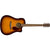 Fender CD-140SCE Acoustic Guitar Dreadnought 3-Colour Sunburst w/ Cutaway, Pickup & Case - 0970213332