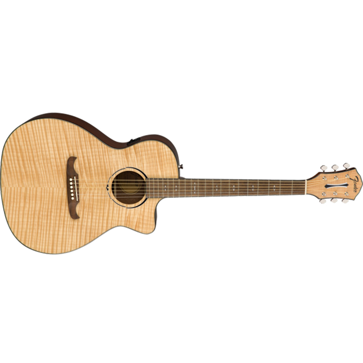 Fender FA-345CE Acoustic Guitar Audtorium Natural w/ Cutaway & Pickup - 0971343021