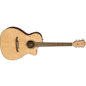 Fender FA-345CE Acoustic Guitar Audtorium Natural w/ Cutaway & Pickup - 0971343021