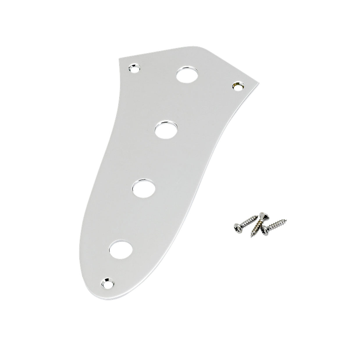 Fender Jazz Bass Control Plate, 4-Hole Chrome - 0992057100