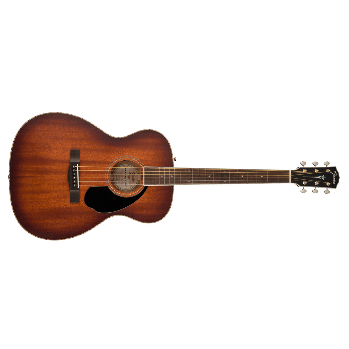 Fender Paramount PO-220E Acoustic Guitar Orchestra All Mahogany Aged Cognac Burst - 0970350337