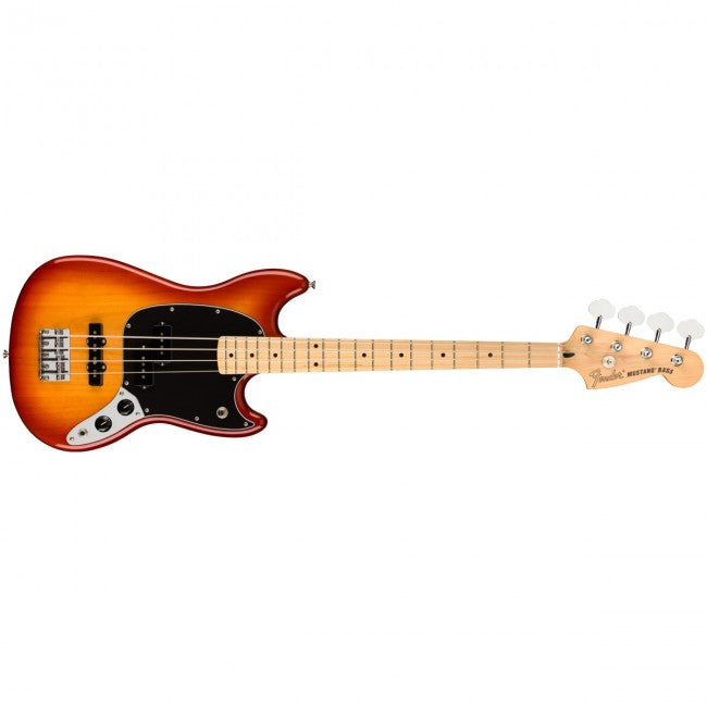 Fender Player Mustang Bass PJ Bass Guitar MN Sienna Sunburst MIM  0144052547 Buy Online Belfield Music