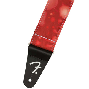 Fender Tie Dye Acid Wash Guitar Strap Red - 0990637200