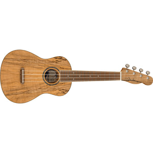 Fender Zuma Exotic Concert Ukulele Spalted Maple Uke - 0970450594