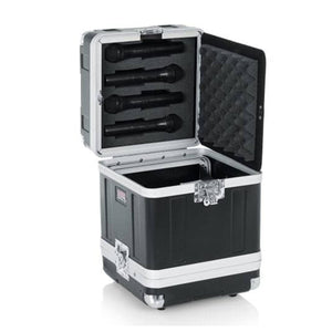 Gator GM-4WR Molded Wireless Microphone Case (Holds 4x Mics)