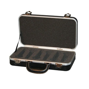 Gator GM-6-PE Molded Microphone Briefcase (Holds 6x Mics)