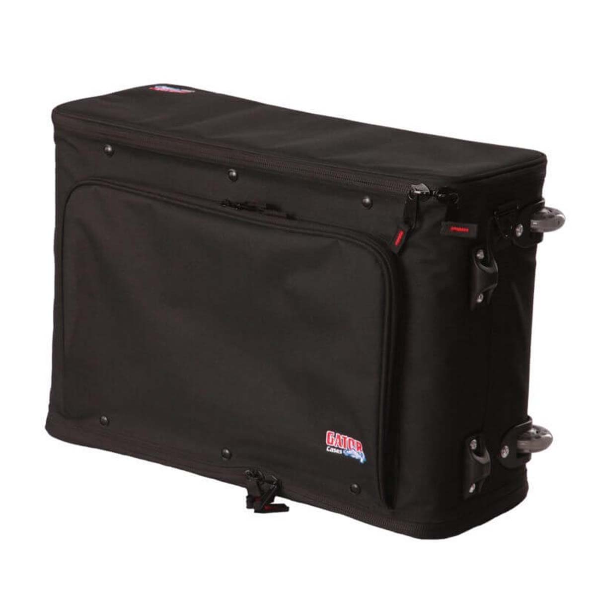 Gator GR-RACKBAG-2UW Lightweight Audio Console Rack Bag 2U w/ Wheels