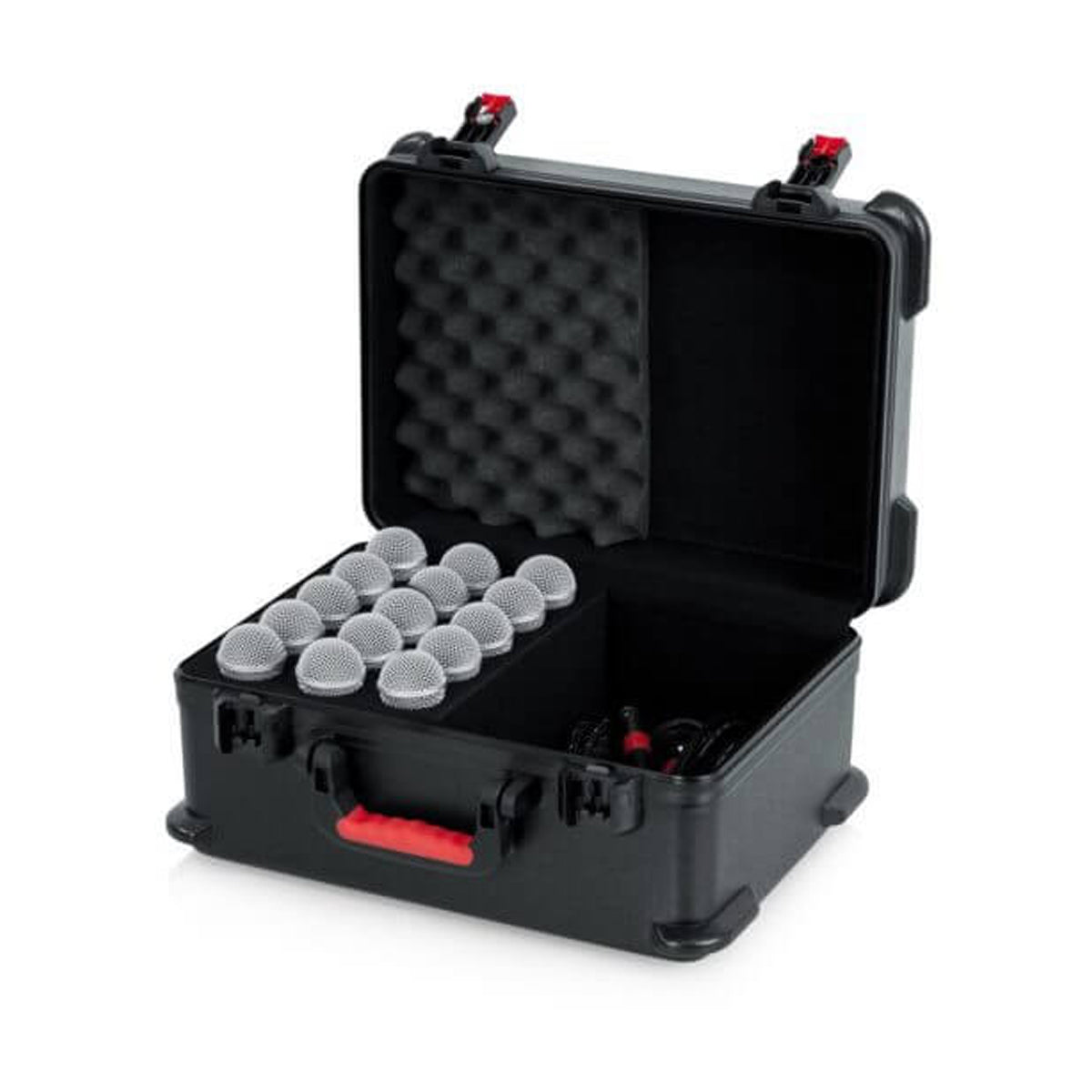 Gator GTSA-MIC15 TSA Molded PE Microphone Case (Holds 15x Mics)