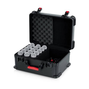 Gator GTSA-MIC15 TSA Molded PE Microphone Case (Holds 15x Mics)