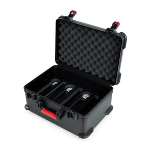 Gator GTSA-MICW7 TSA Molded PE Wireless Microphone Case (Holds 7x Mics)