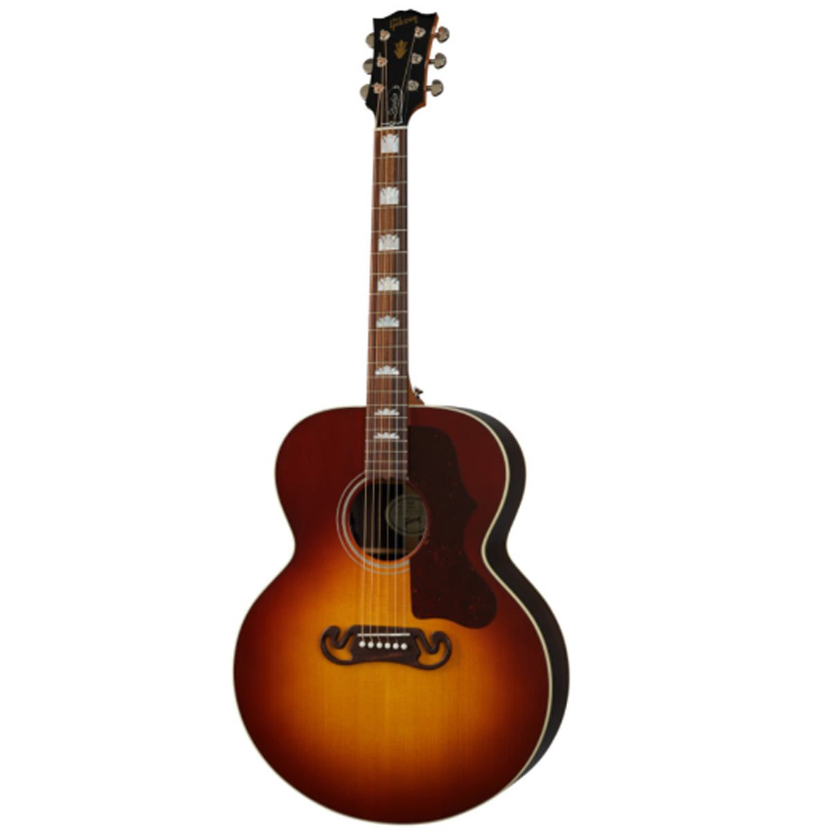 Gibson SJ-200 Studio Rosewood Acoustic Guitar Rosewood Burst w/ Pickup & Hardcase